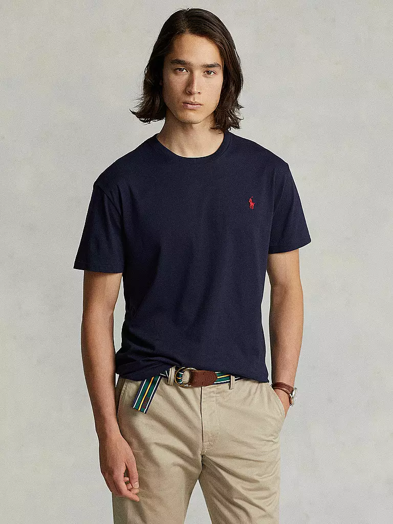 POLO RALPH LAUREN | T-Shirt Custom-Slim-Fit | dunkelblau