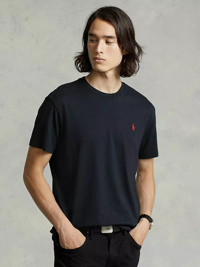 POLO RALPH LAUREN | T-Shirt Custom-Slim-Fit | dunkelblau