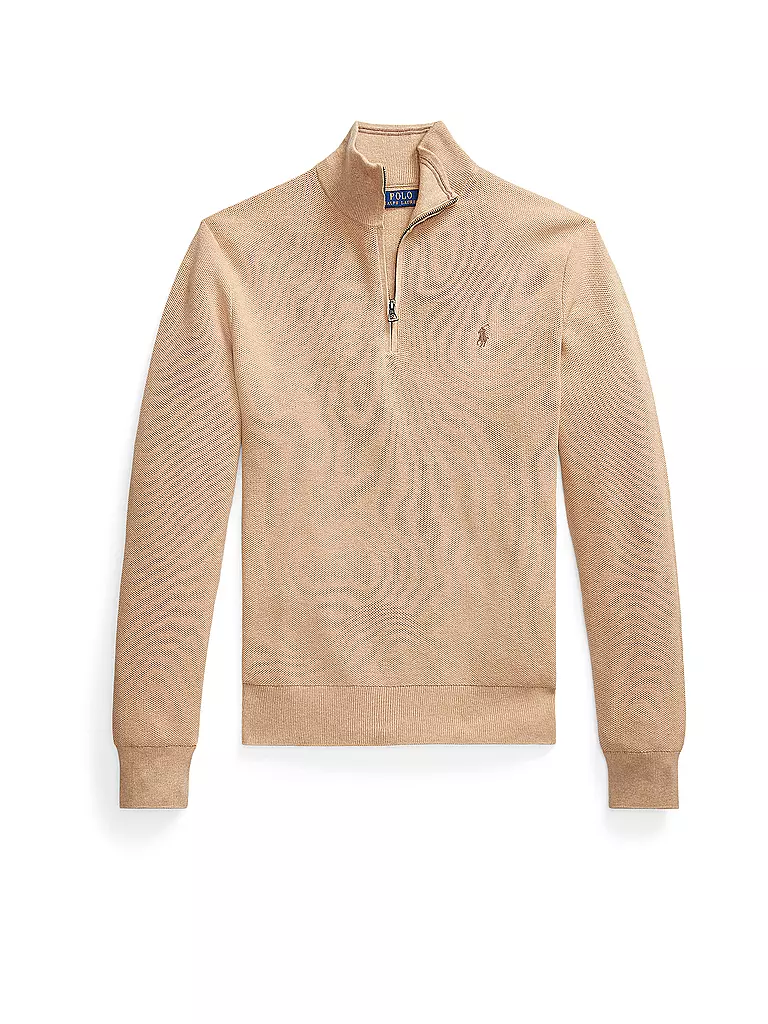 POLO RALPH LAUREN | Troyer Pullover  | camel