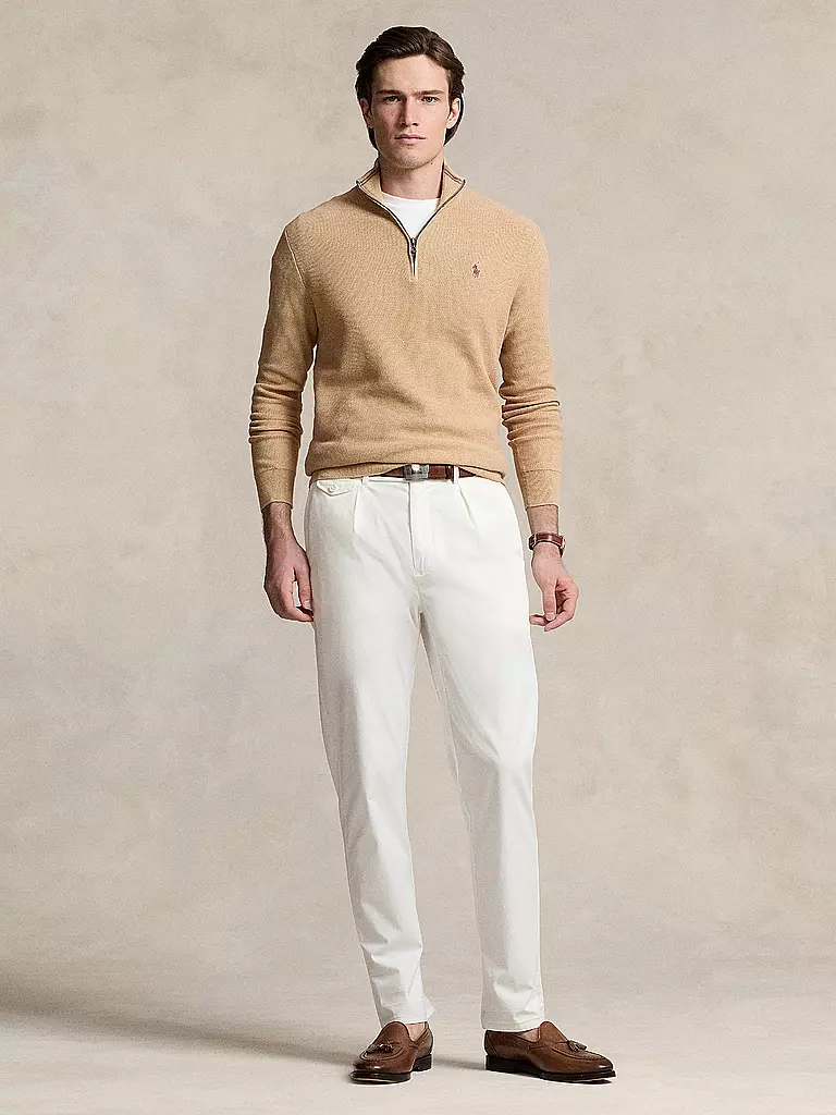 POLO RALPH LAUREN | Troyer Pullover  | camel