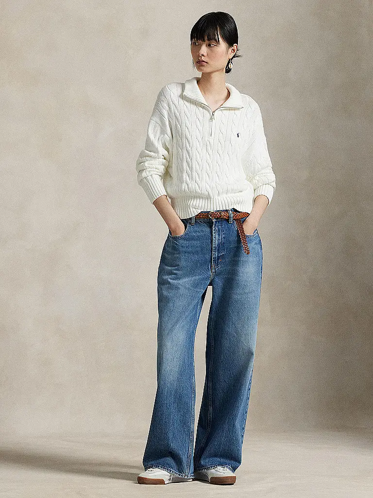 POLO RALPH LAUREN | Troyer Pullover  | Weiss