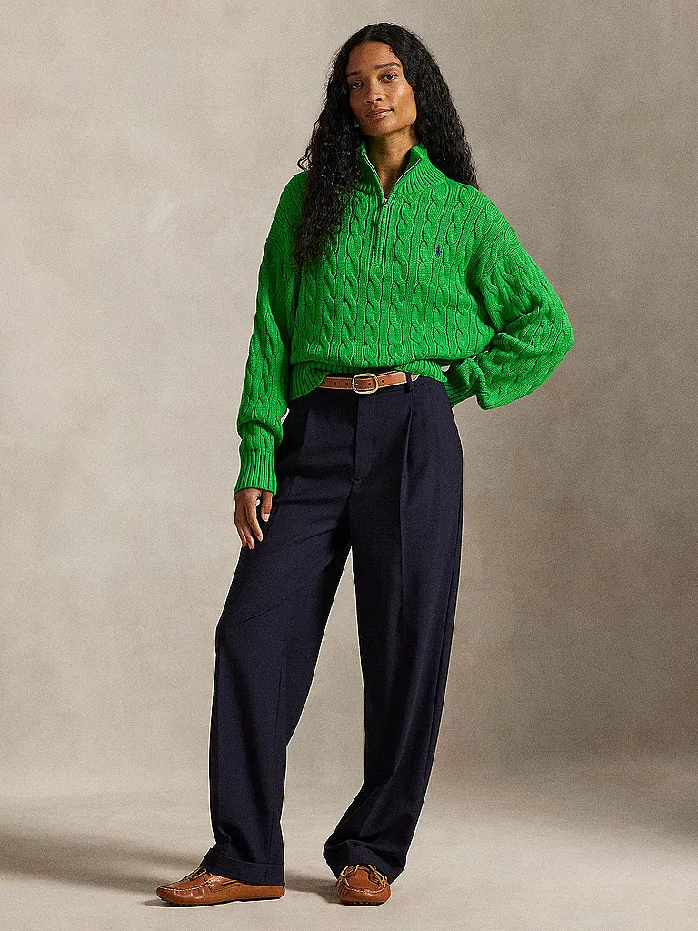 POLO RALPH LAUREN | Troyer Pullover  | Grün