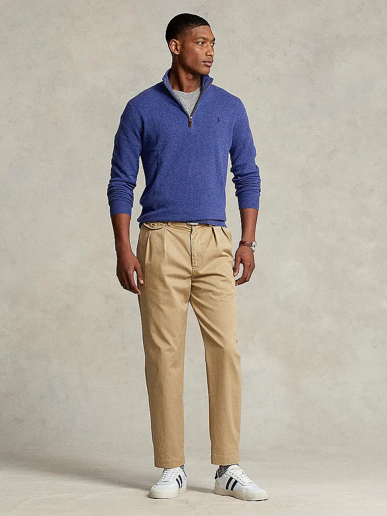 POLO RALPH LAUREN | Troyer Pullover  | camel