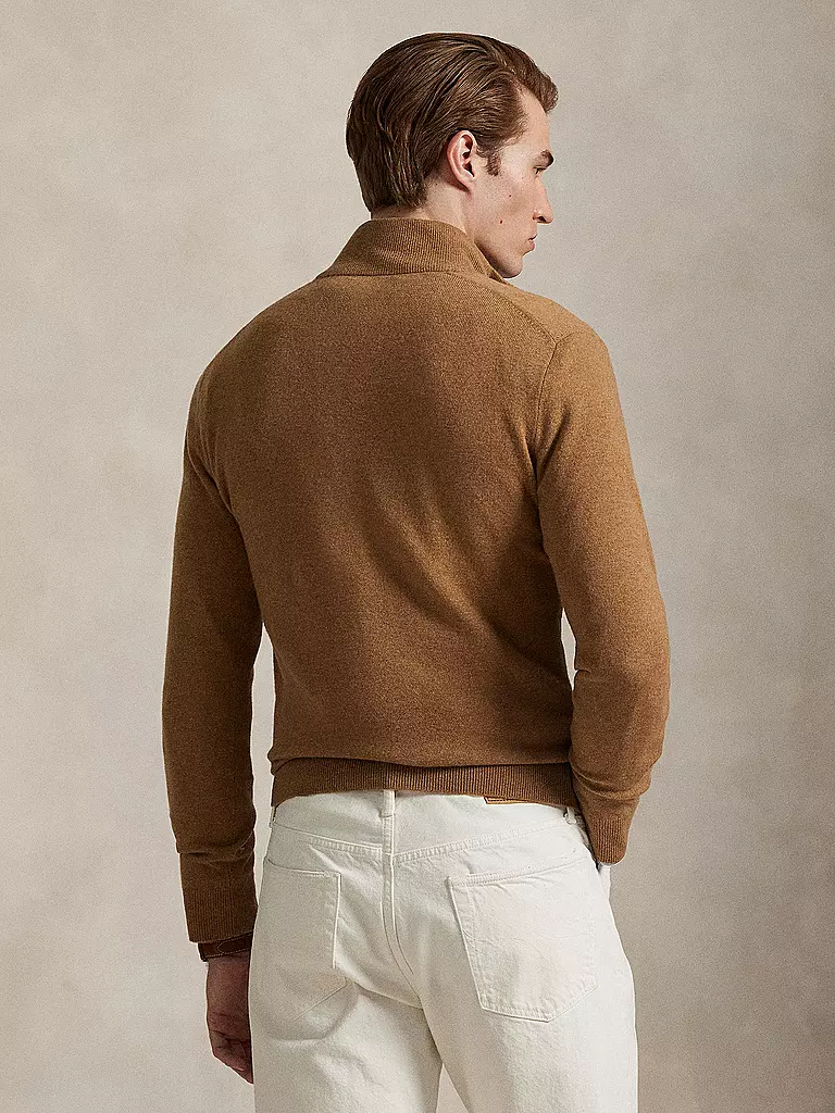 POLO RALPH LAUREN | Troyer Pullover  | camel
