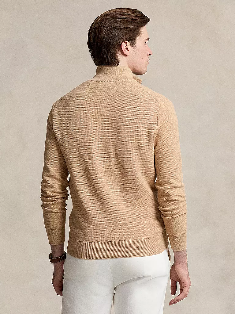 POLO RALPH LAUREN | Troyer Pullover  | camel
