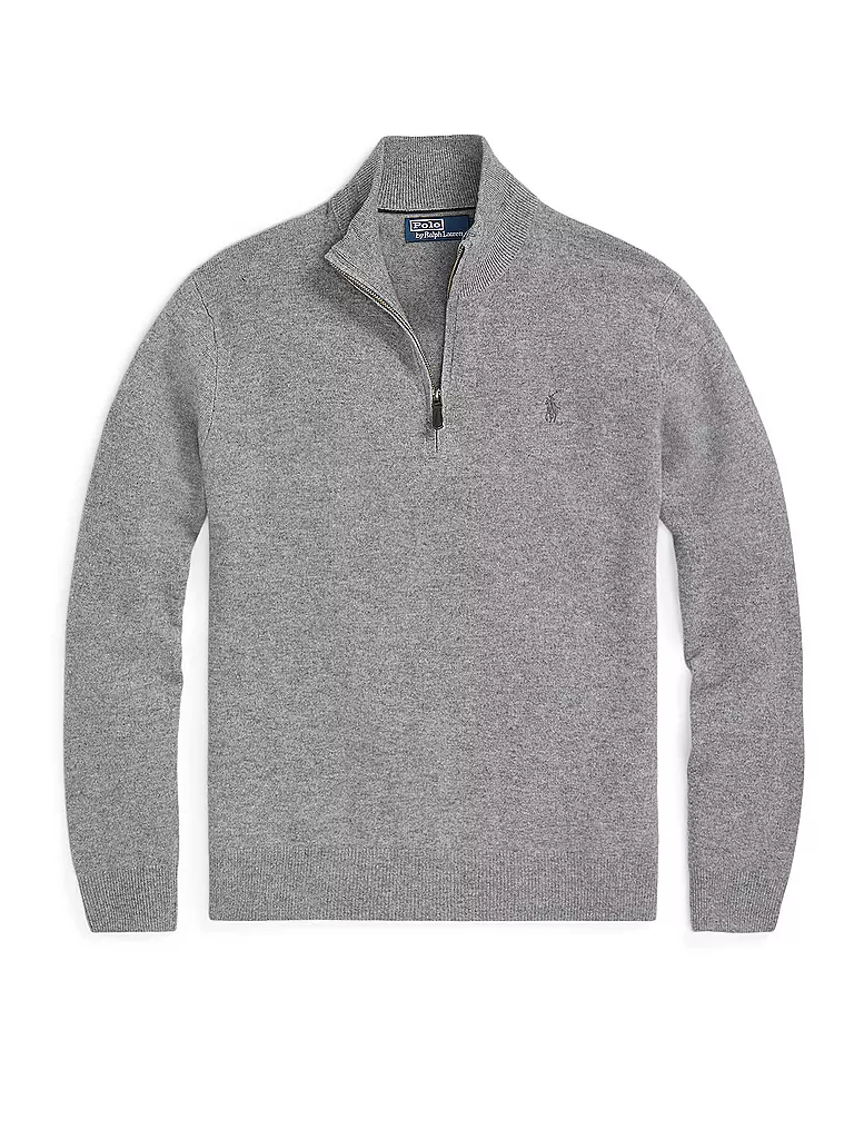 POLO RALPH LAUREN | Troyer Pullover Regular Fit | hellgrau