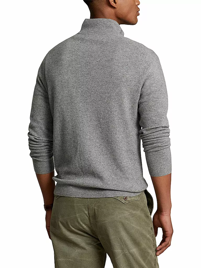 POLO RALPH LAUREN | Troyer Pullover Regular Fit | hellgrau