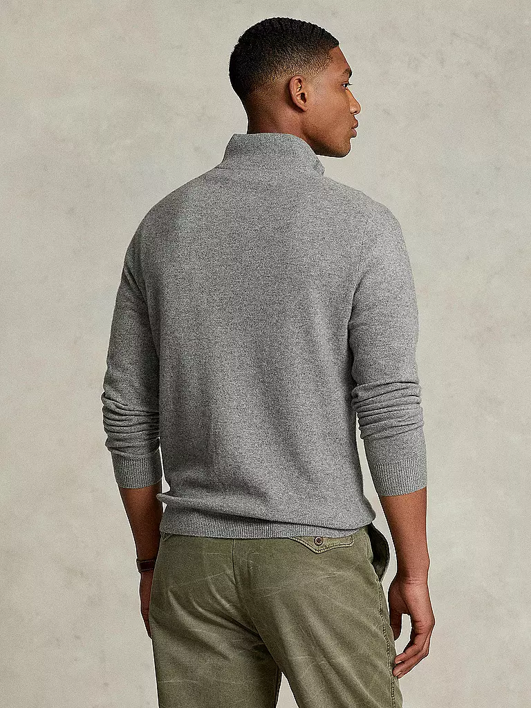POLO RALPH LAUREN | Troyer Pullover Regular Fit | hellgrau