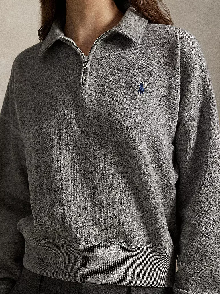 POLO RALPH LAUREN | Troyer Pullover | grau