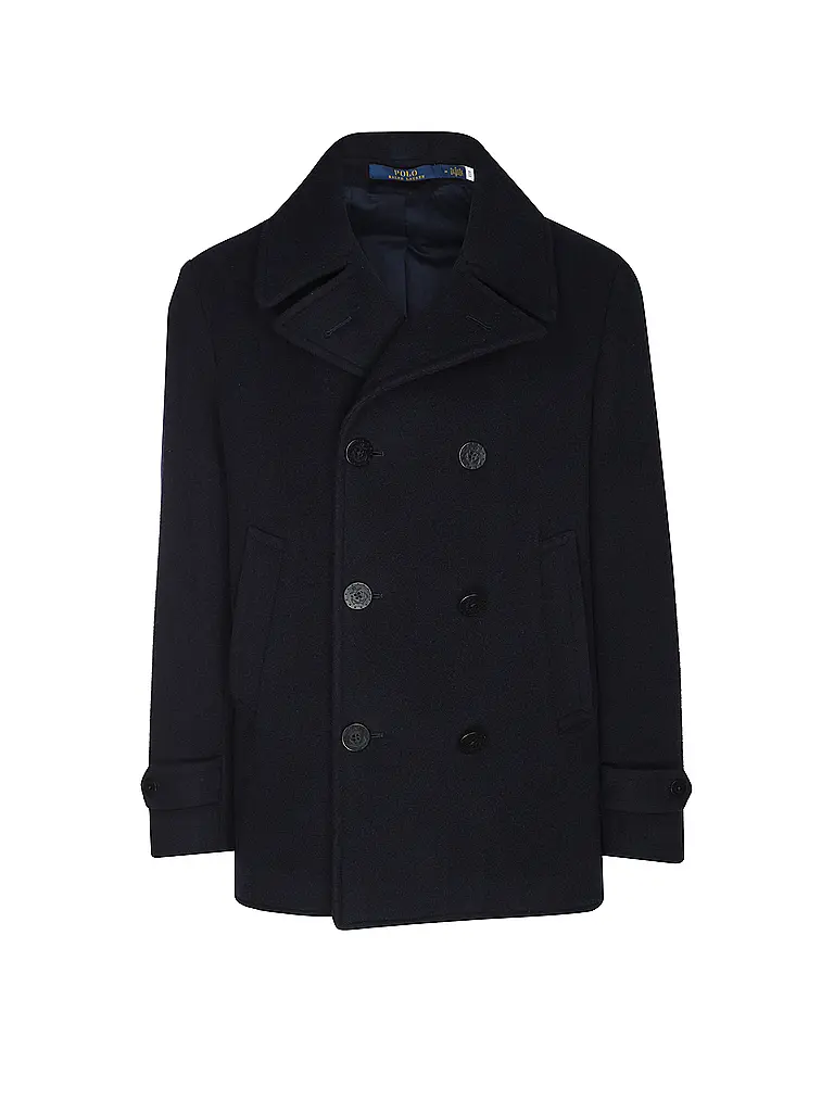 POLO RALPH LAUREN | Wollmantel  | dunkelblau
