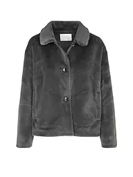 PRIDE TO BE | Jacke in Felloptik DARIA | grau