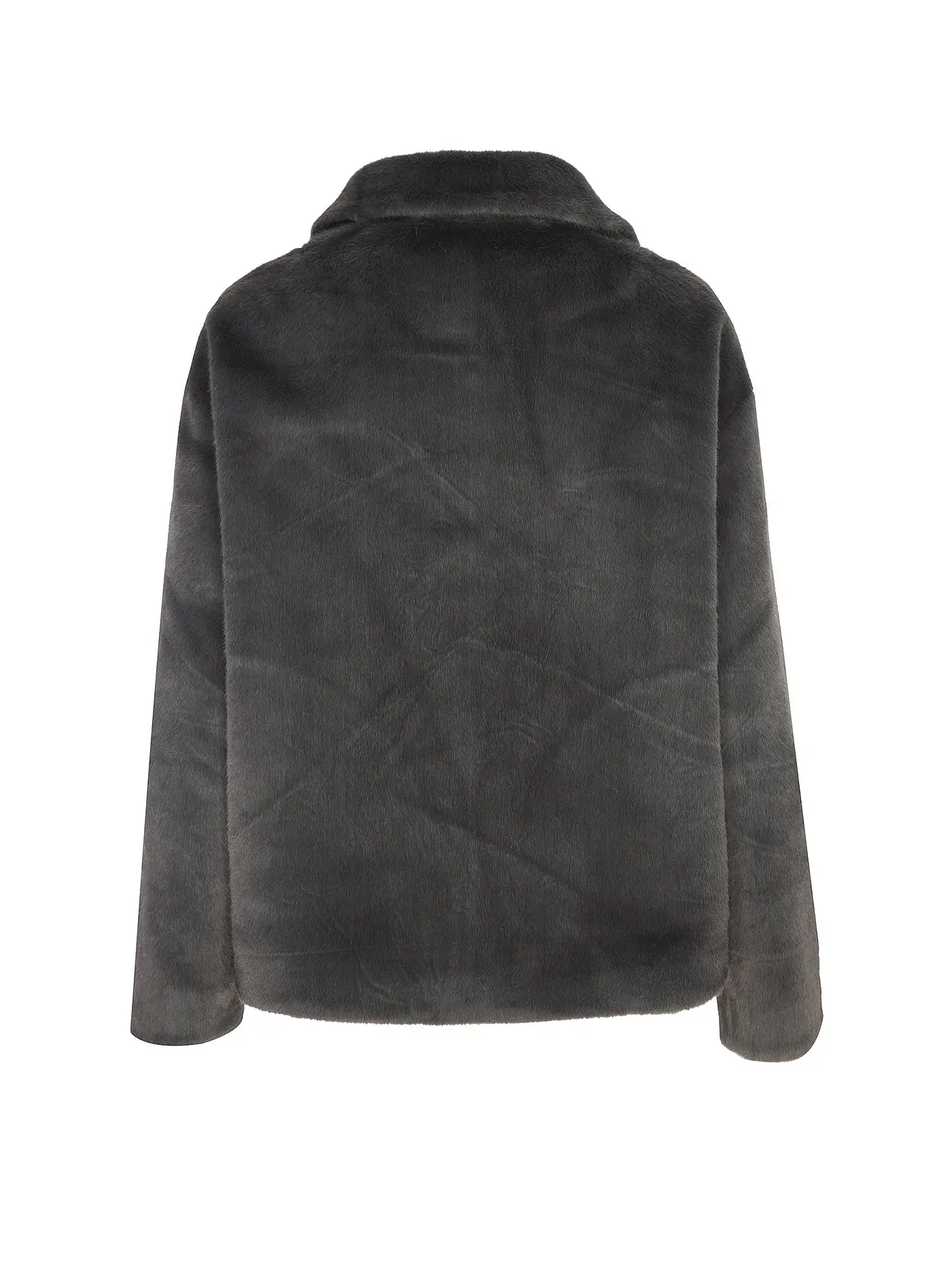 PRIDE TO BE | Jacke in Felloptik DARIA | grau