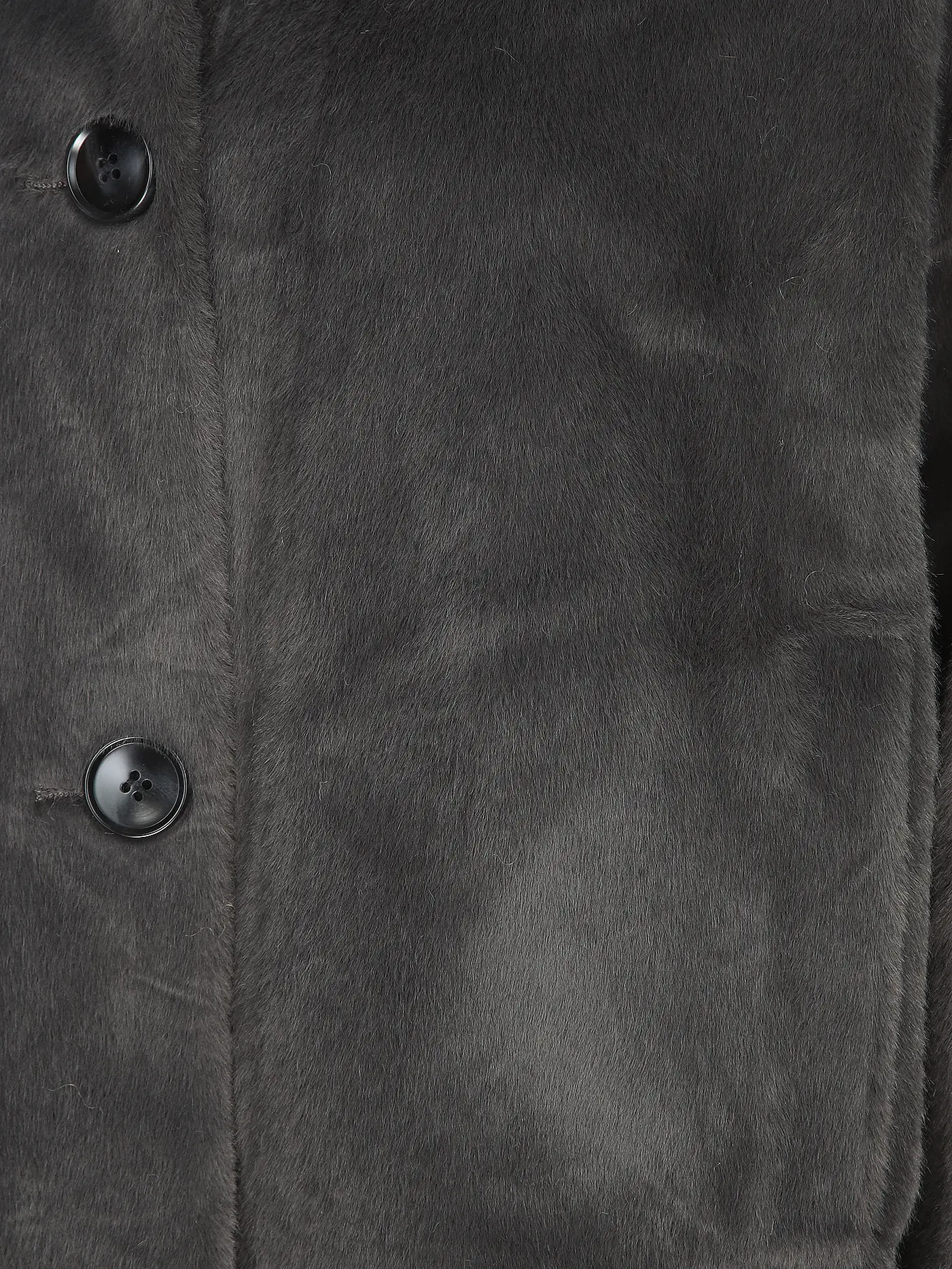 PRIDE TO BE | Jacke in Felloptik DARIA | grau
