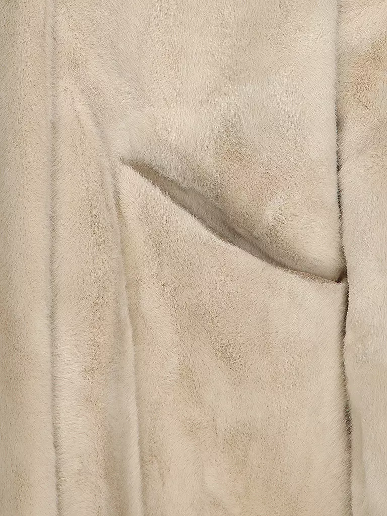 PRIDE TO BE | Jacke in Felloptik HEDA | beige