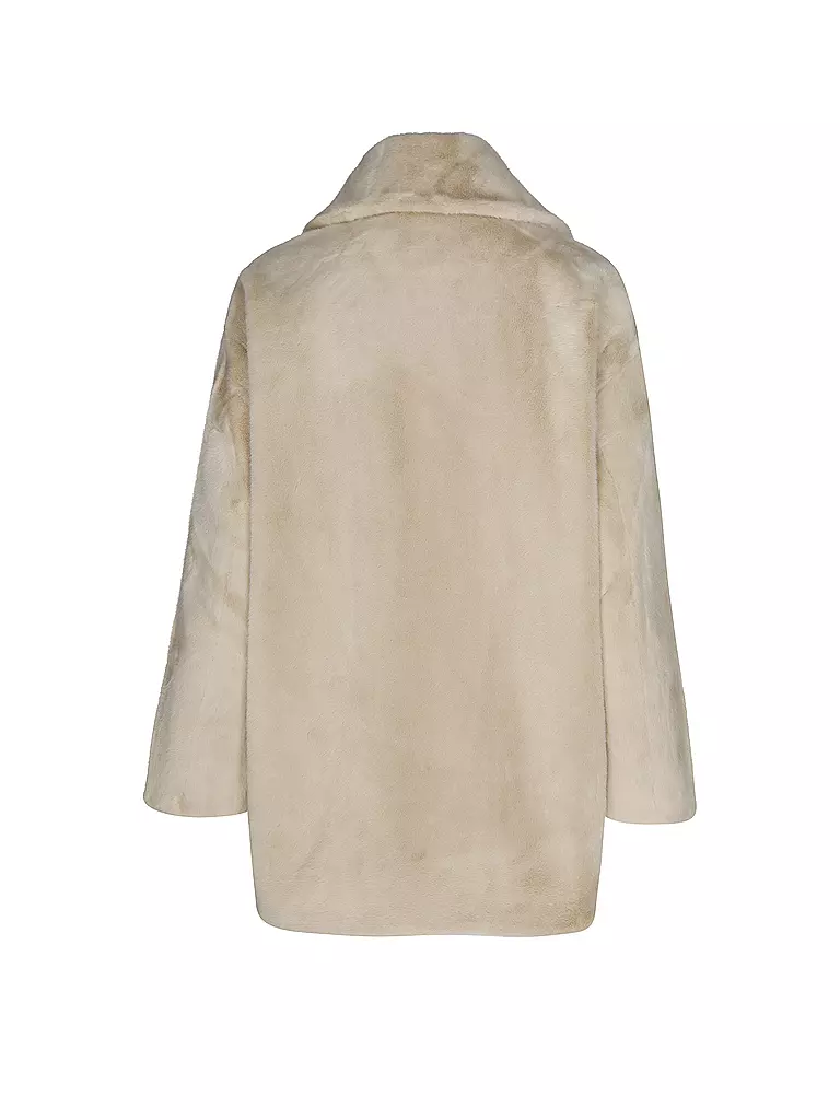 PRIDE TO BE | Jacke in Felloptik HEDA | beige