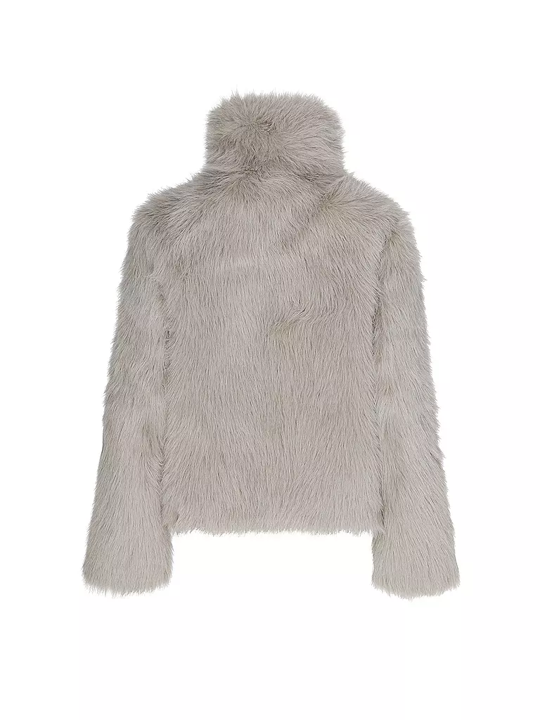 PRIDE TO BE | Jacke in Felloptik NEW XANA FAKE TOSCANA | grau