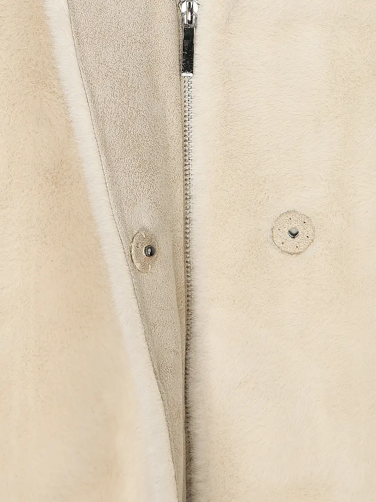 PRIDE TO BE | Mantel in Felloptik HARRIET | Beige