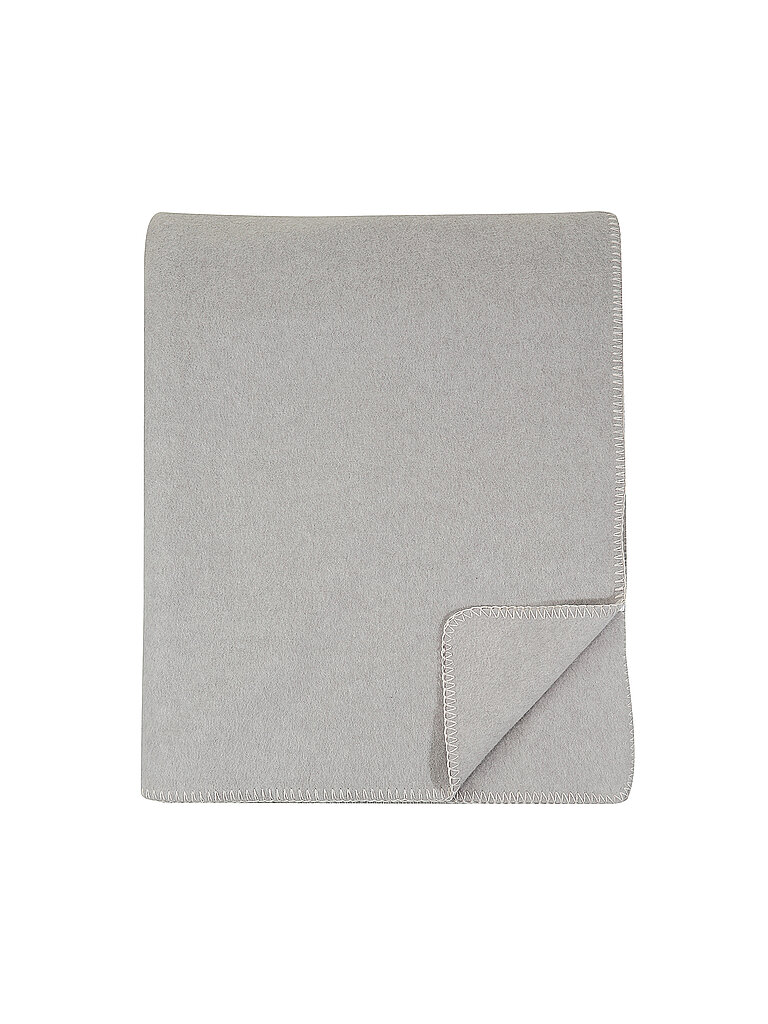 PROFLAX Wohndecke - Plaid PROFLAX FLEECE 160x200cm Secret Stone hellgrau