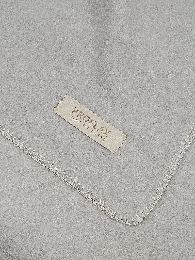PROFLAX Wohndecke - Plaid PROFLAX FLEECE 160x200cm Secret Stone gris clair