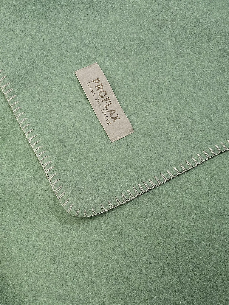 PROFLAX Couverture - Plaid PROFLAX FLEECE 160x200cm Sauge Secret vert clair