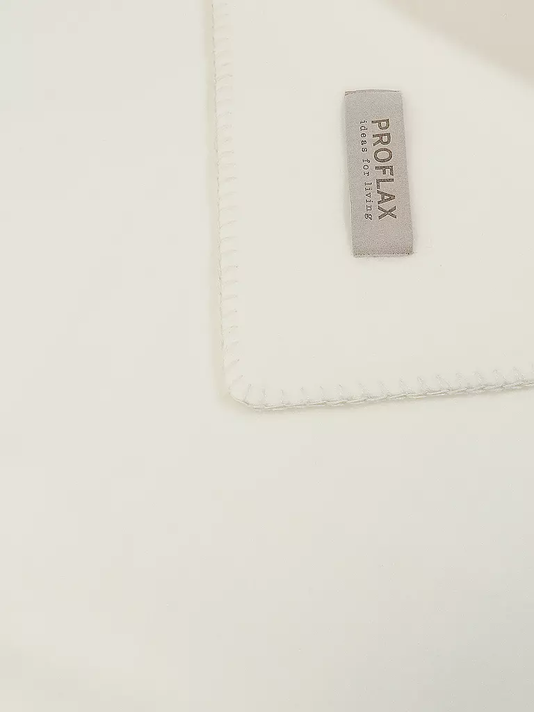 PROFLAX | Wohndecke - Plaid PROFLAX FLEECE 160x200cm Secret Ecru | creme