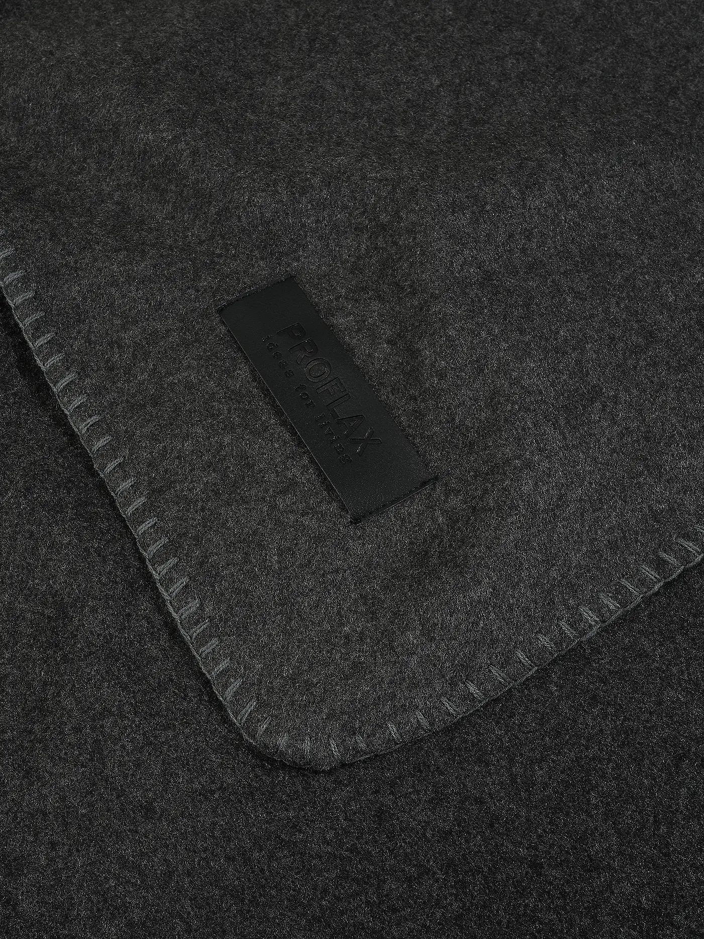 PROFLAX | Wohndecke - Plaid PROFLAX FLEECE 160x200cm Secret Grafit | grau