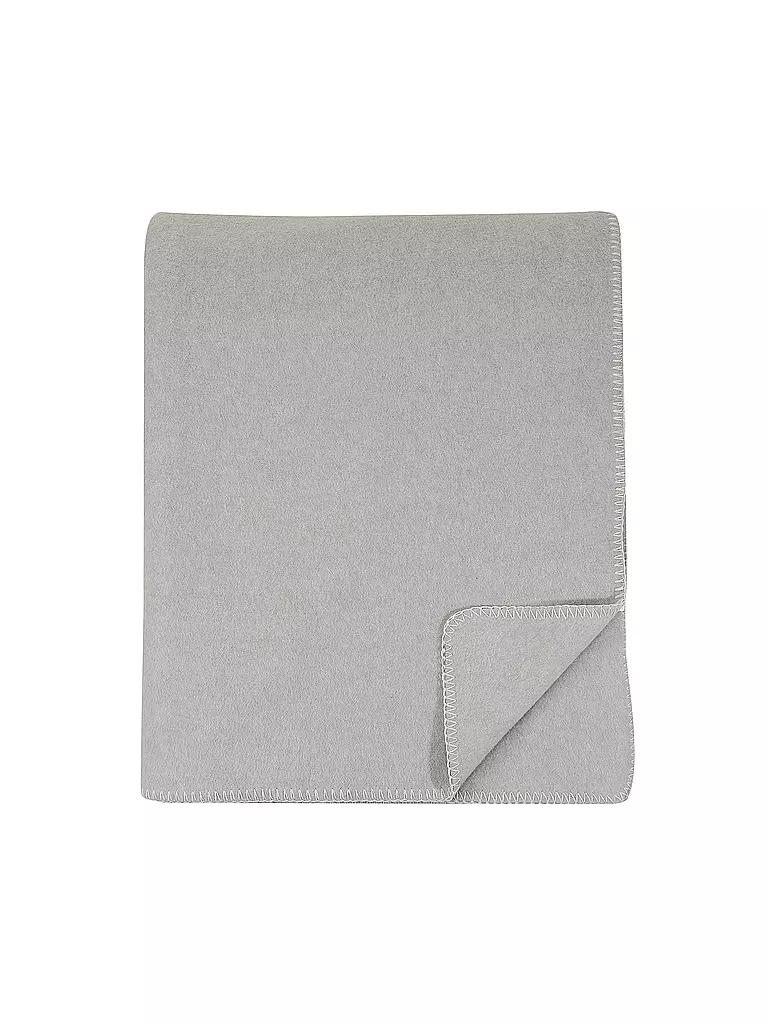 PROFLAX | Wohndecke - Plaid PROFLAX FLEECE 160x200cm Secret Stone | hellgrau