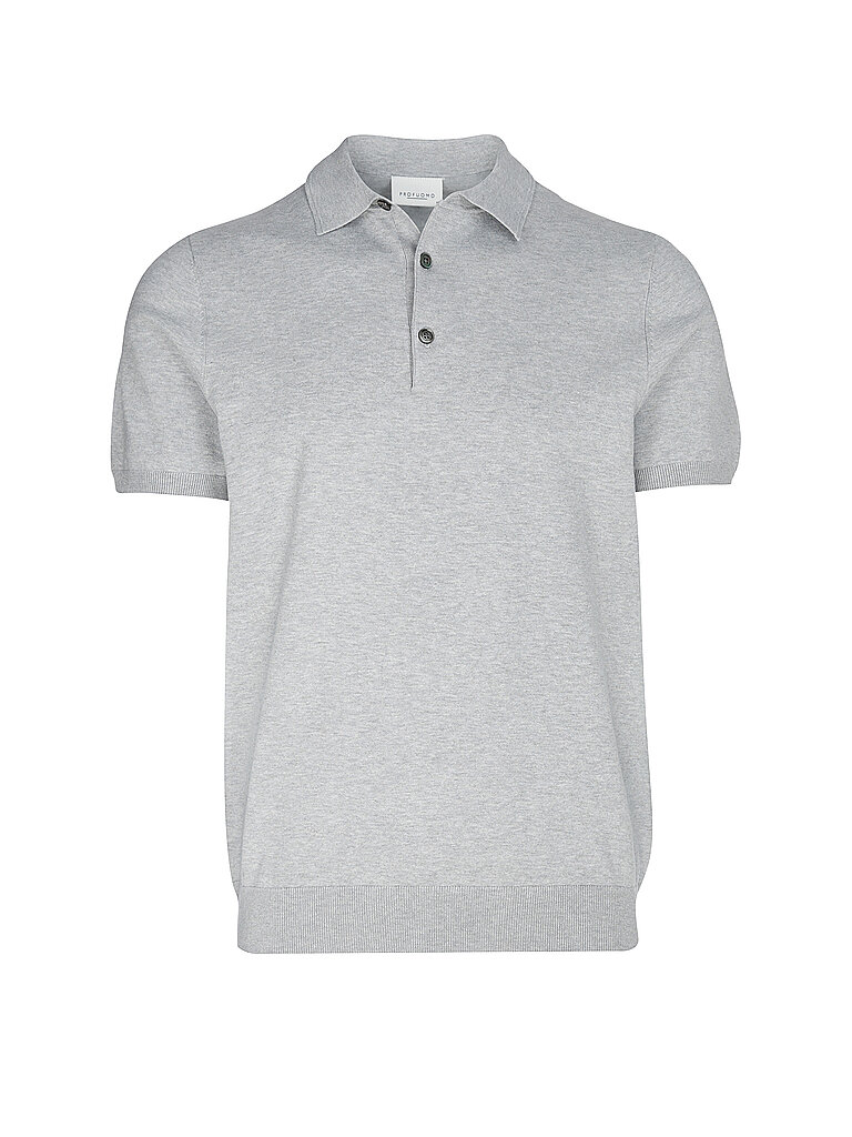 PROFUOMO Poloshirt grau | L