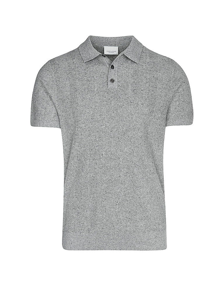 PROFUOMO Poloshirt grau | M