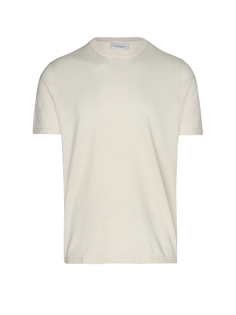PROFUOMO T-Shirt weiss | M