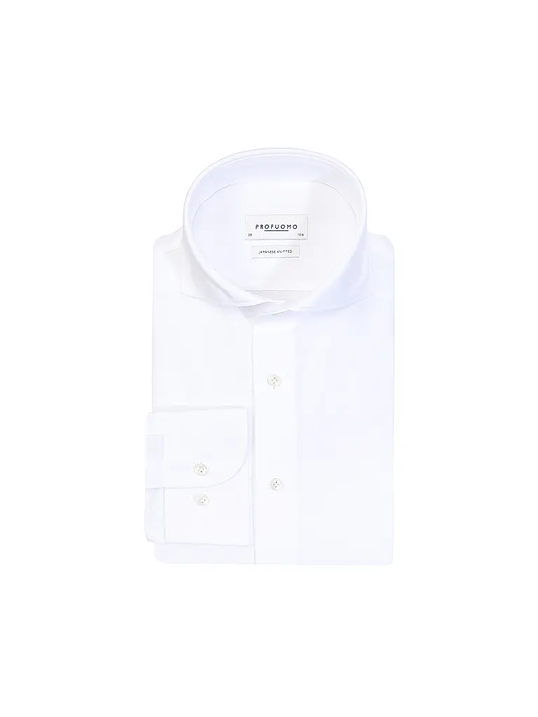 PROFUOMO | Hemd Japanese Knitted | Weiss