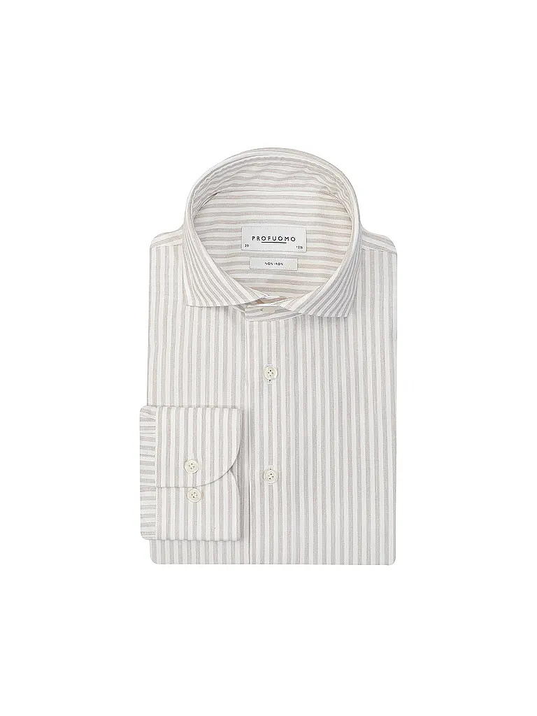 PROFUOMO | Hemd Slim Fit  | beige