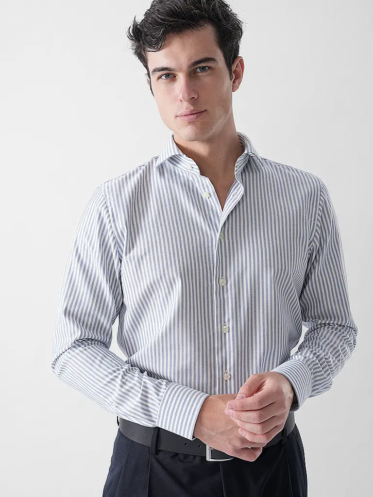 PROFUOMO | Hemd Slim Fit  | Dunkelblau