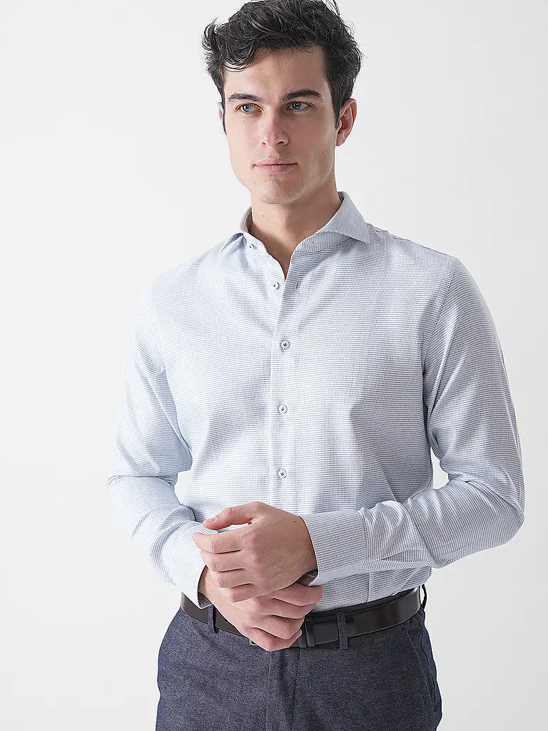 PROFUOMO | Hemd Slim Fit  | Dunkelblau