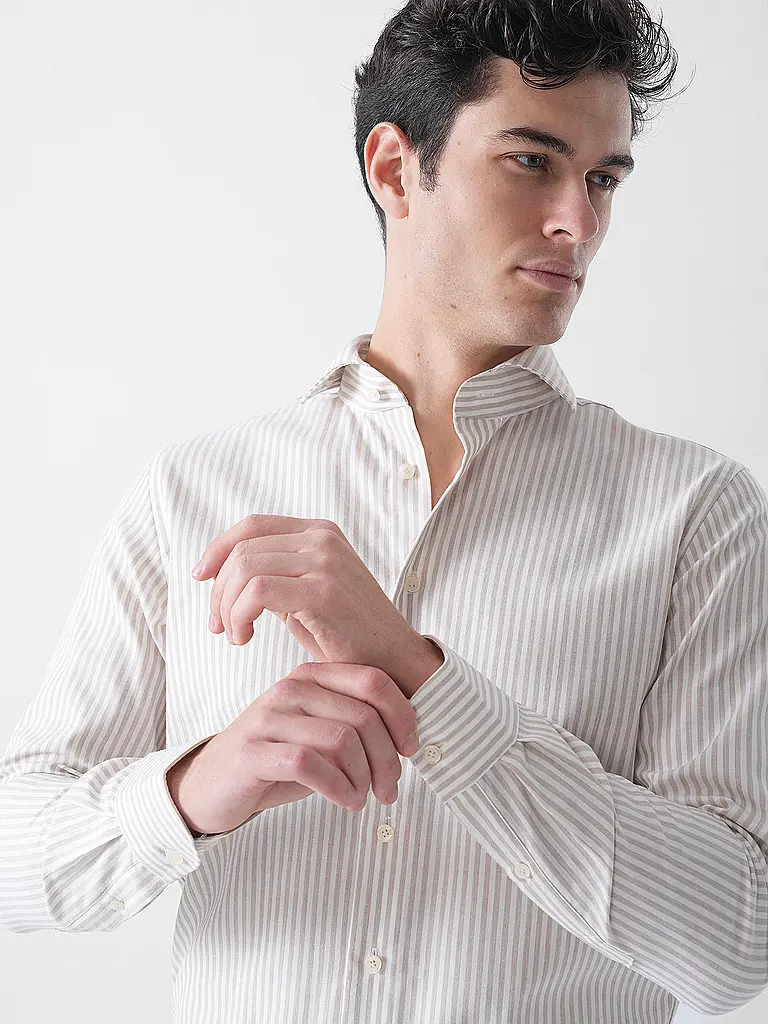 PROFUOMO | Hemd Slim Fit  | Beige