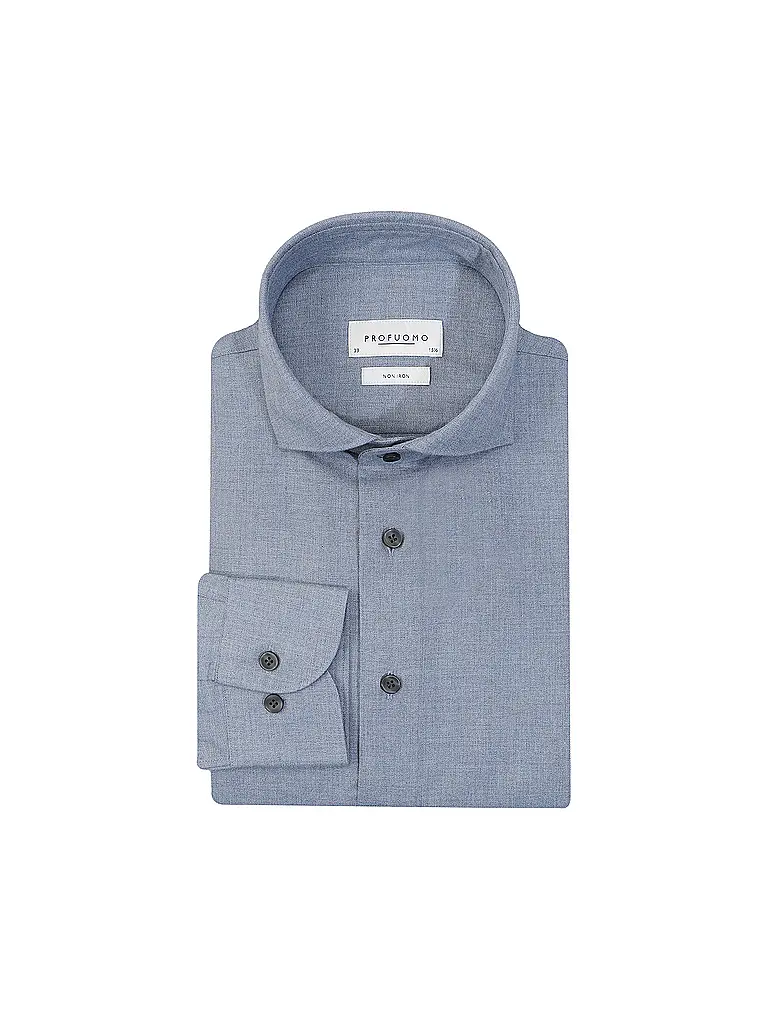 PROFUOMO | Hemd Slim Fit | blau