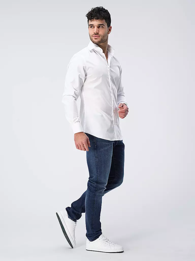 PROFUOMO | Hemd Slim Fit | weiss