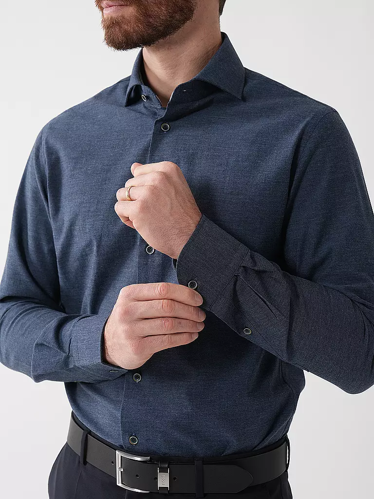 PROFUOMO | Hemd Slim Fit | dunkelblau