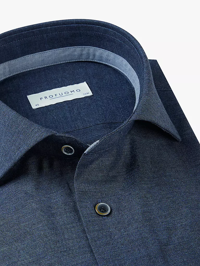 PROFUOMO | Hemd Slim Fit | dunkelblau