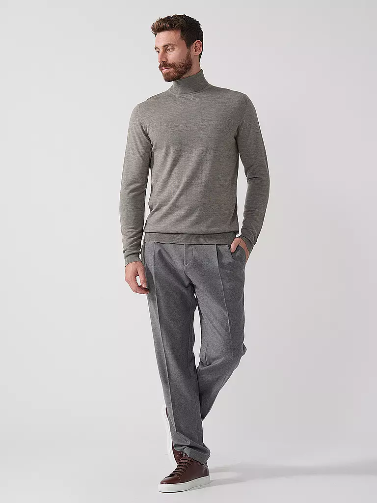 PROFUOMO | Rollkragenpullover  | beige