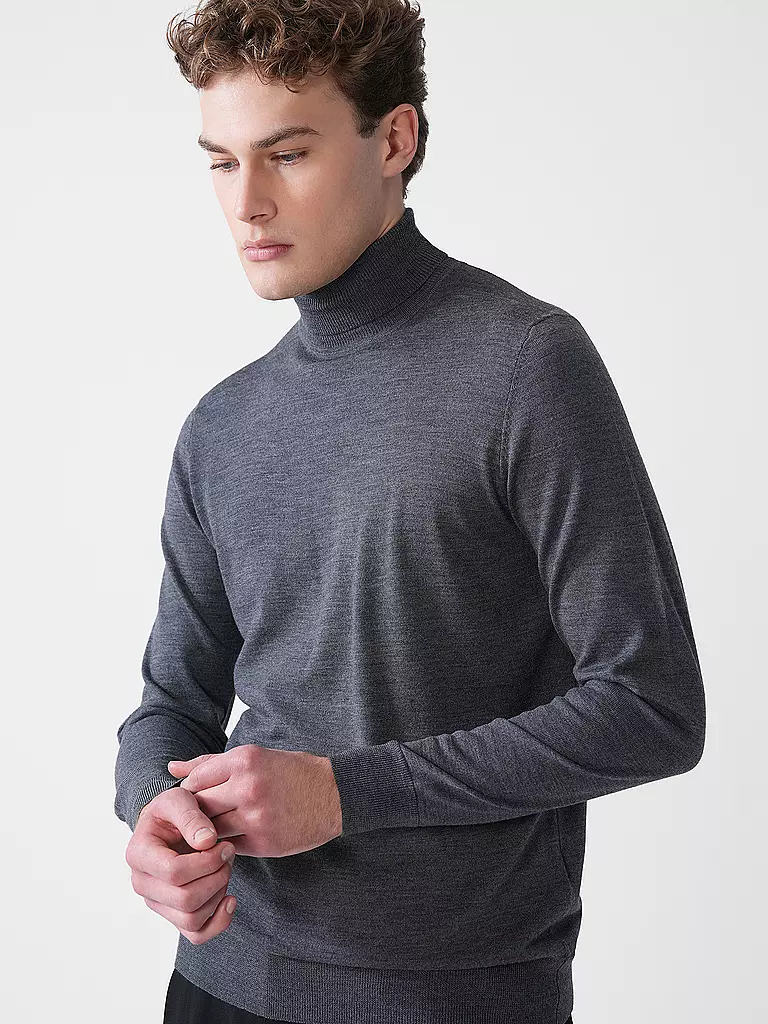 PROFUOMO | Rollkragenpullover  | grau