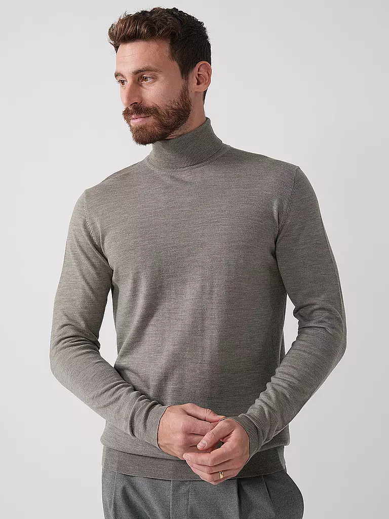 PROFUOMO | Rollkragenpullover  | beige