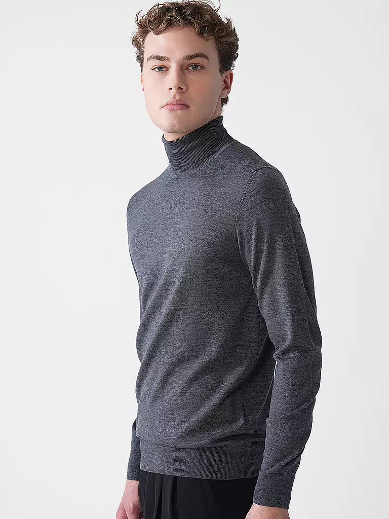 PROFUOMO | Rollkragenpullover  | grau