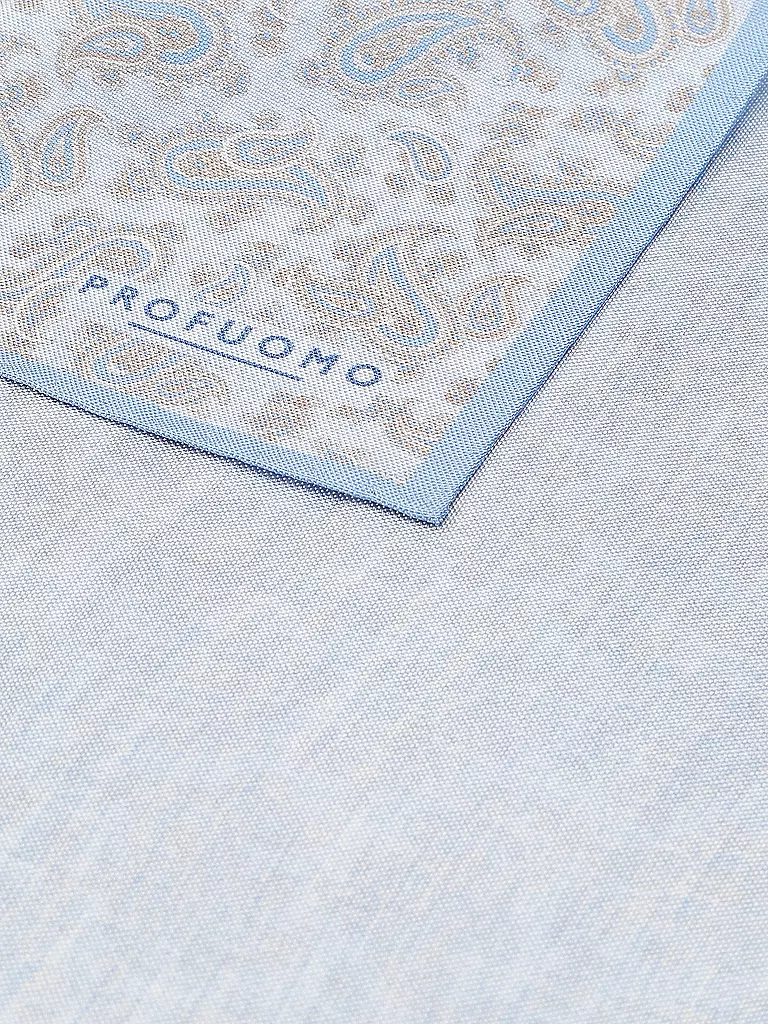 PROFUOMO | Seiden Stecktuch | blau