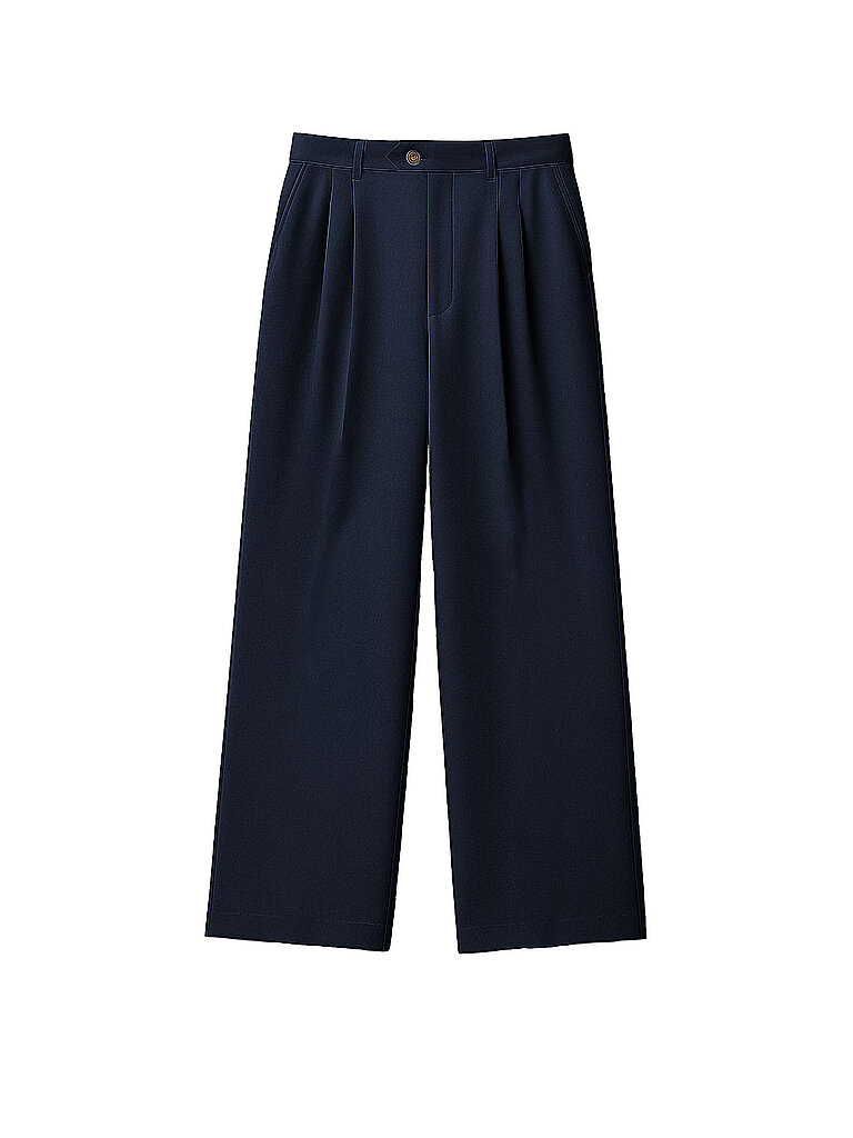 PROHIBITED Chino Wide Leg dunkelblau | 34