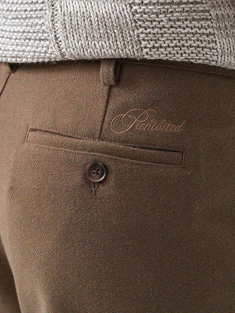 PROHIBITED | Hose DOUBLE PLEATED CLUB PANTS | Camel