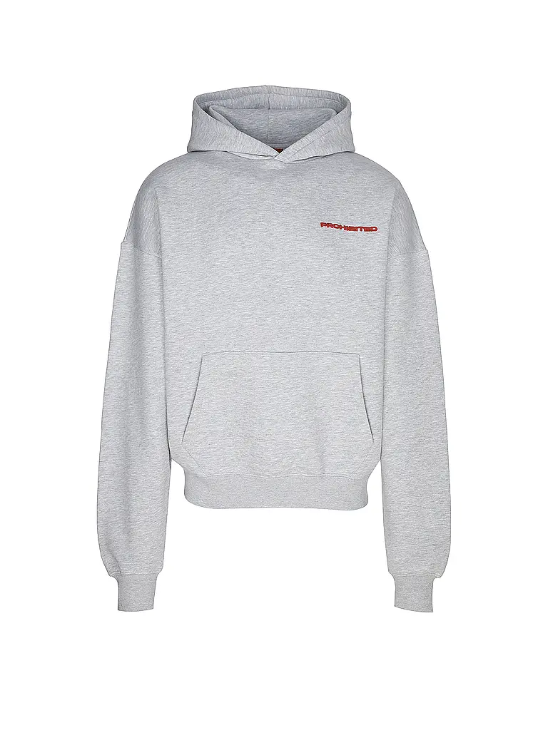 PROHIBITED | Kapuzensweater - Hoodie | hellgrau