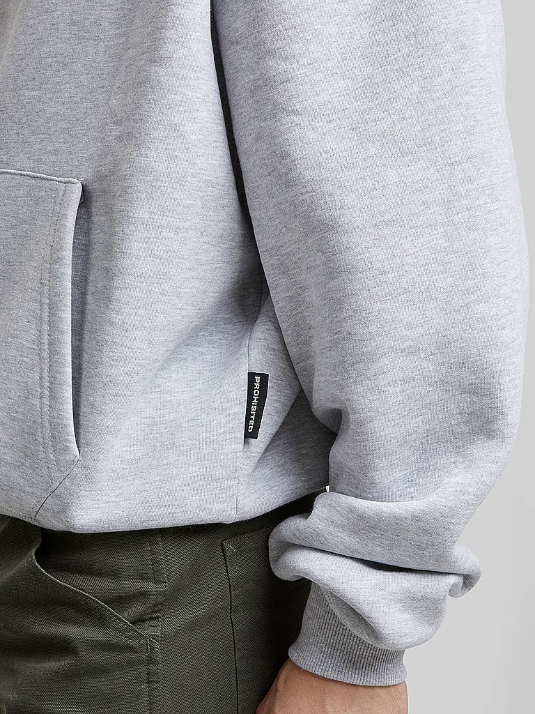 PROHIBITED | Kapuzensweater - Hoodie | hellgrau