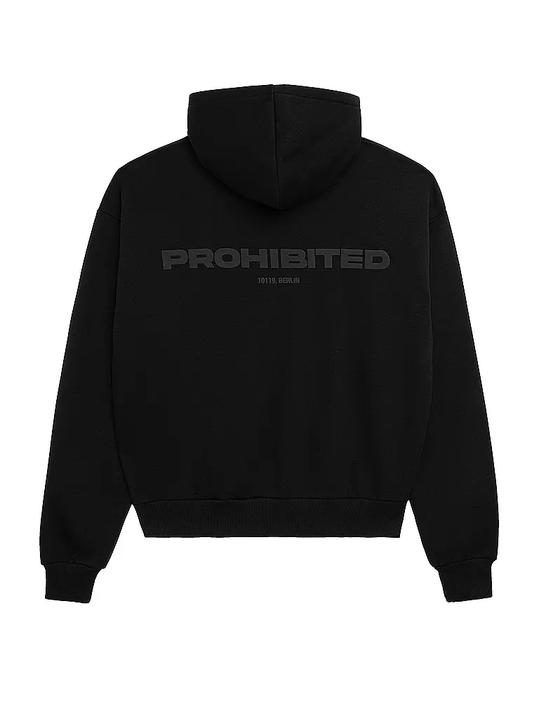 PROHIBITED | Kapuzensweater - Hoodie | schwarz