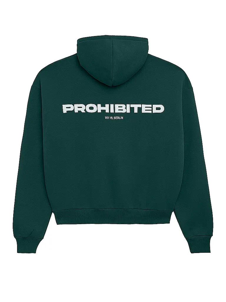 PROHIBITED | Kapuzensweater - Hoodie | dunkelgrün